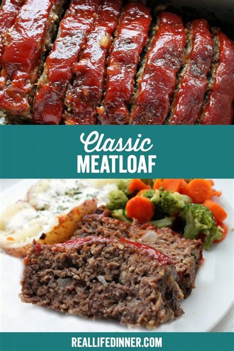 Classic And Comforting Meatloaf Recipejust Like Mom Used To Make Mmm Mmm Mmm ~