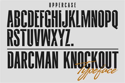 Darcman Knockout Font - Dfonts