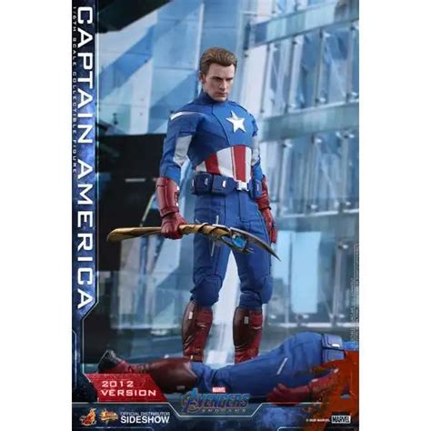 Marvel Avengers Endgame Captain America Collectible Figure Hot Toys ToyWiz