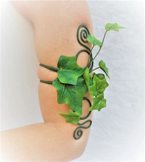 Ivy Upper Arm Cuff Wrap Woodland Fairy Mother Nature Bridal Prom Poison