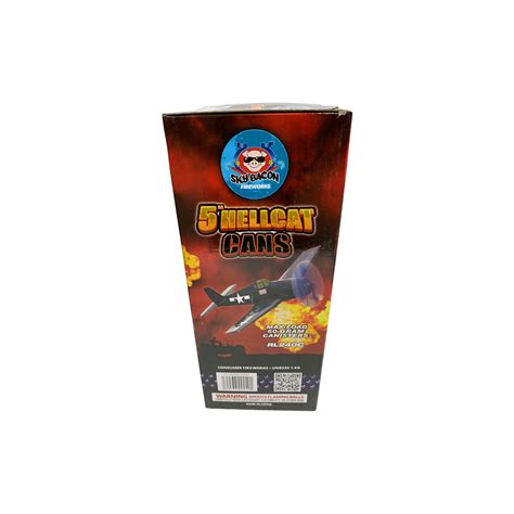 5 Hellcat Cans 6 Pack Boomville Fireworks Llc