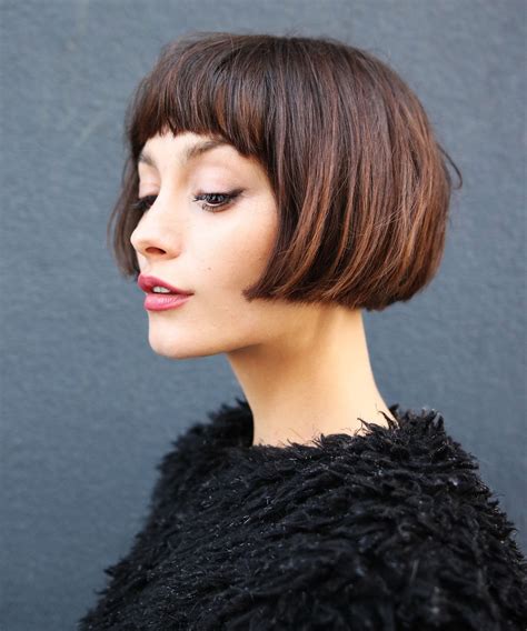 Bob Cut With Bangs - fashionnfreak