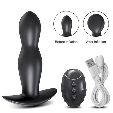 Wholesale Inflatable Vibration Anal Plug From China Alwup