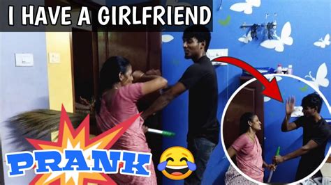 I Have A Girlfriend Prank On Mom 😂😂 Full Funny🤣 Prank Video Youtube