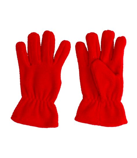 Red Fleece Gloves Stevensons