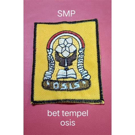 Jual Badge Osis Sd Smp Dan Sma Bet Tempel Saku Seragam Sekolah Shopee