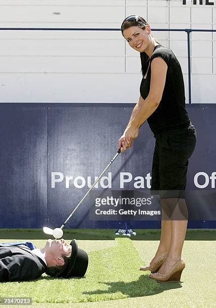 Kirsty Gallacher Attends Rbs Golf Experience Photos And Premium High