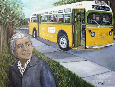 Rosa Parks Painting At Paintingvalley Explore Collection Of Rosa