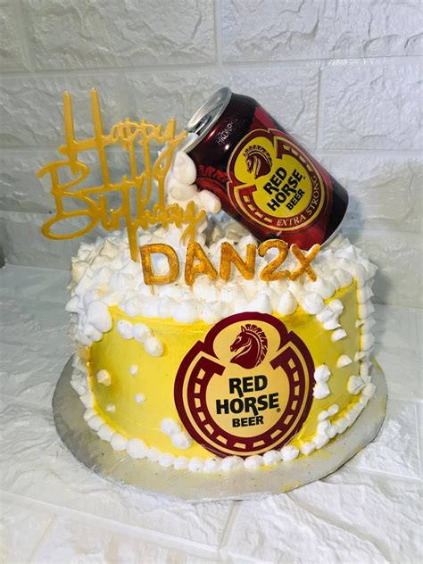 Beer Cake Red Horse Theme Cake Artofit