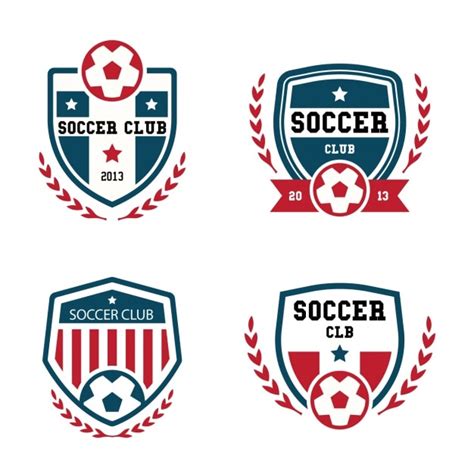 Soccer Logos Collection Vector Free Download