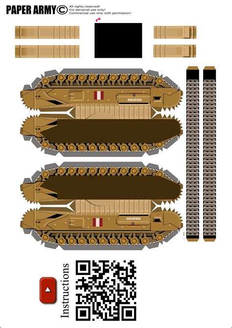 How To Make Paper Tank Easy Model Churchill Ww2 Diy Papercraft Tank Or