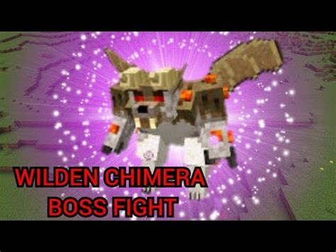 Minecraft Ars Nouveau Wilden Chimera Boss Fight Mod Youtube