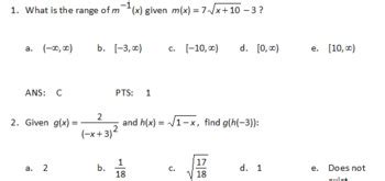 Pre Calculus Compositions And Inverses Test Bank Examview Tpt