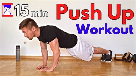 15 Min Push Up Workout All Levels Chest Arms And Shoulders Youtube