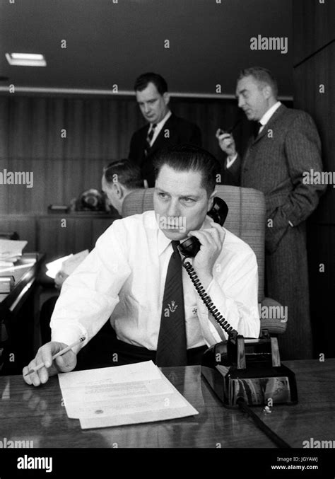 Jimmy Hoffa, president of the Teamsters, in 1958 Stock Photo - Alamy