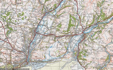 historic ordnance survey map  lon las