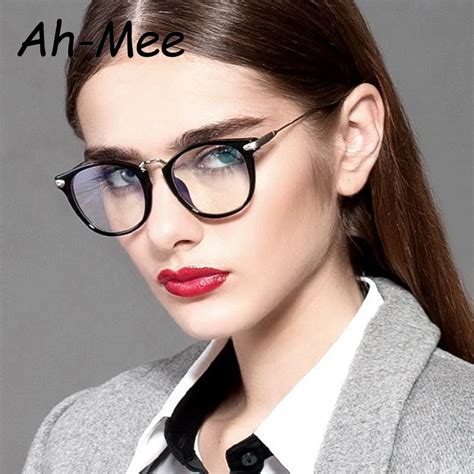 Round Women Eyeglasses Frame TR90 Alloy Men Eyewear Frame Fashion Brand