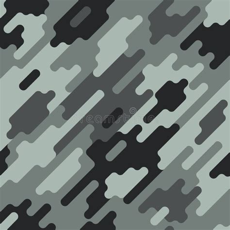 Camouflage Modern Colorful Seamless Pattern Stock Vector Illustration