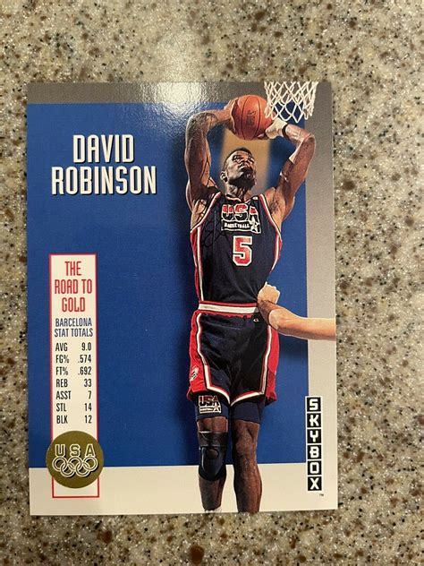 David Robinson 1992 Skybox USA 10 Dream Team Values MAVIN