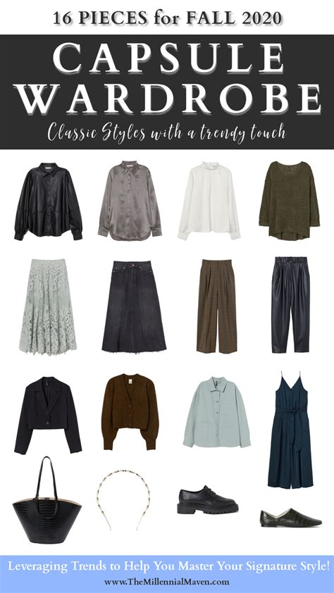 Fall Capsule Wardrobe 2020 16 Pieces And Over 60 Looks The