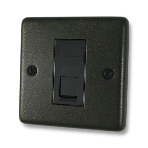 G H Contour Graphite Rj45 Socket 1 Gang