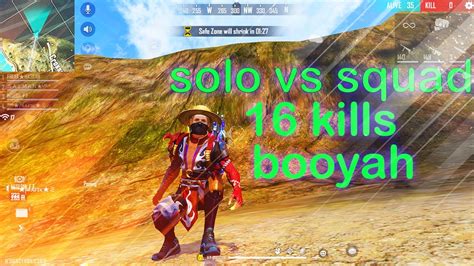 SOLO VS SQAUD BOOYAH 1V4LEGEND YouTube