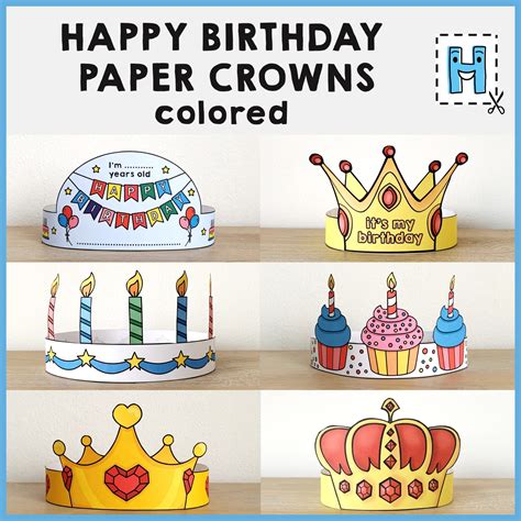 Printable Birthday Crown