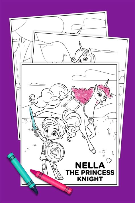 Nella The Princess Knight Coloring Pack Nickelodeon Parents