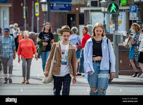 Moscow and Muscovites, Russia Stock Photo - Alamy