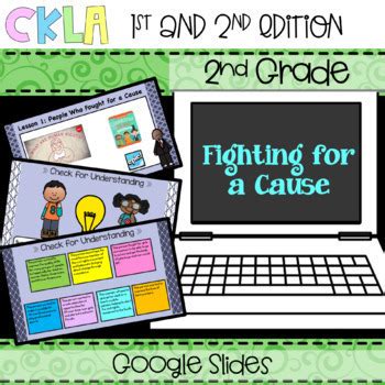 Ckla Nd Grade Listening And Learning Knowledge Fighting For A Cause