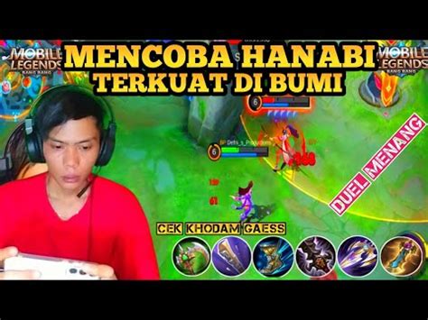 NYOBA HANABI SOLO RANK MOBILE LEGENDS YouTube