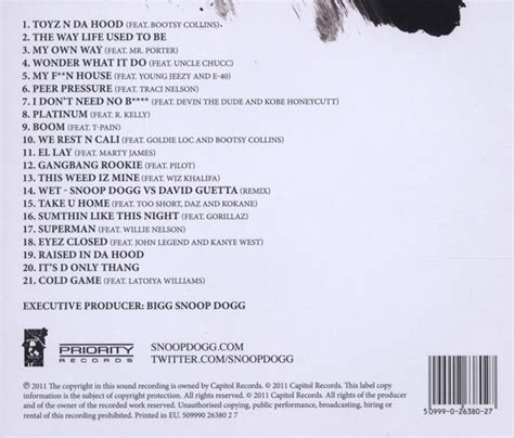 Doggumentary Explicit Version Snoop Dogg Cd Album Muziek