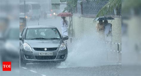 Kerala Rains Yellow Alert In Eight Kerala Districts After Met Warning