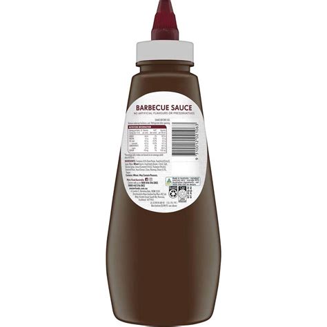 Masterfoods Bbq Sauce 500ml Cannich Stores