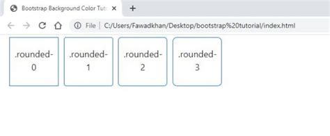 Background Borders And Broder Radius In Bootstrap Border Radius In