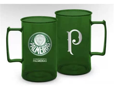 Caneca Acrílica Palmeiras 400ml Oficial Licenciado MercadoLivre