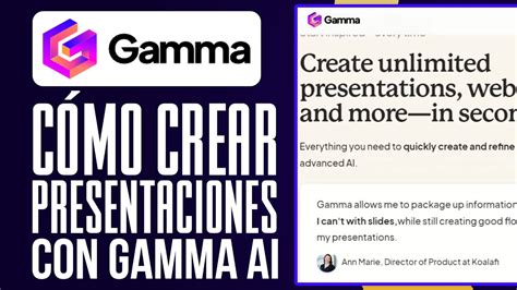 Gamma Ai App Tutorial I C Mo Crear Presentaciones Con Gamma Ai