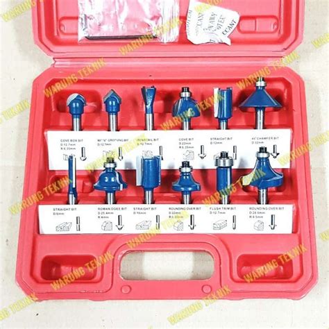 Promo Promo D Mata Profil Router Trimmer Set 12 Pcs Diskon 50 Di