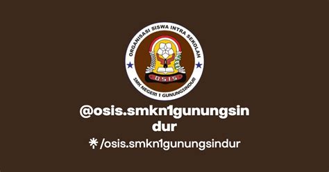 Osis Smkn1gunungsindur Instagram TikTok Linktree