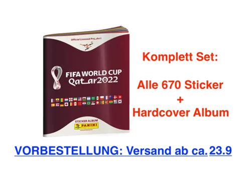 Panini Fifa World Cup Qatar Complete Set Stickers