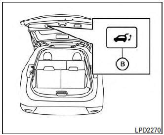 Nissan Rogue Owners Manual Operating The Power Liftgate If So