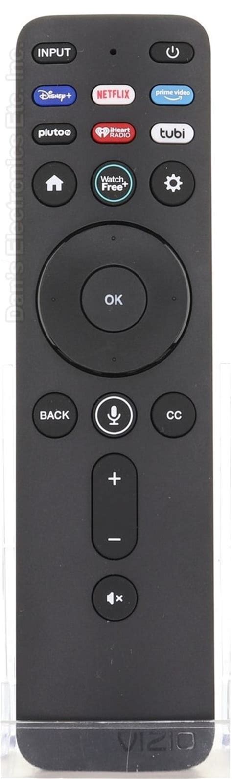 Vizio Xrt Voice Remote Control For Vizio Tvs Black Walmart