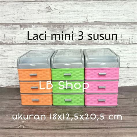 Jual Laci Mini Plastik Susun Lemari Plastik Kecil Rak Plastik