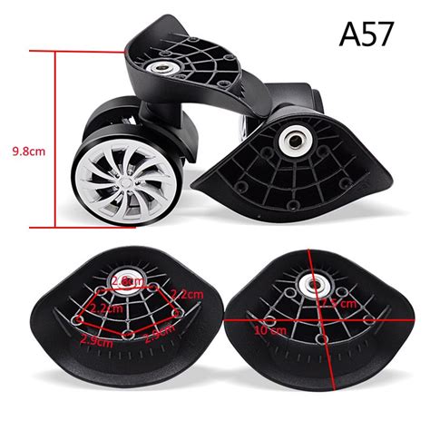 Replacement Luggage Wheels For Suitcases Repair Hand Spinner Caster Parts Trolley Travel Wheel