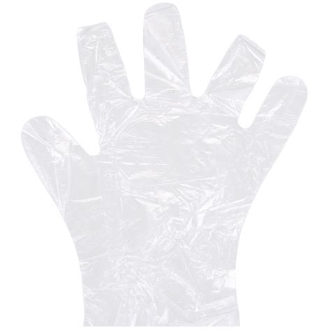 Choice Disposable Poly Gloves Medium For Food Service