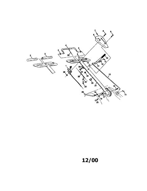 Craftsman Rear Tine Tiller Parts Diagram Wiring Diagram Pictures