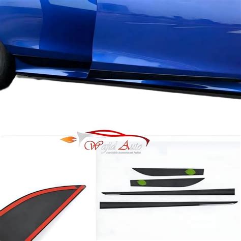 Honda Civic Door Molding Door Guard Strips Piano Black