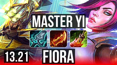 Yi Vs Fiora Top Solo Kills M Mastery Games Br