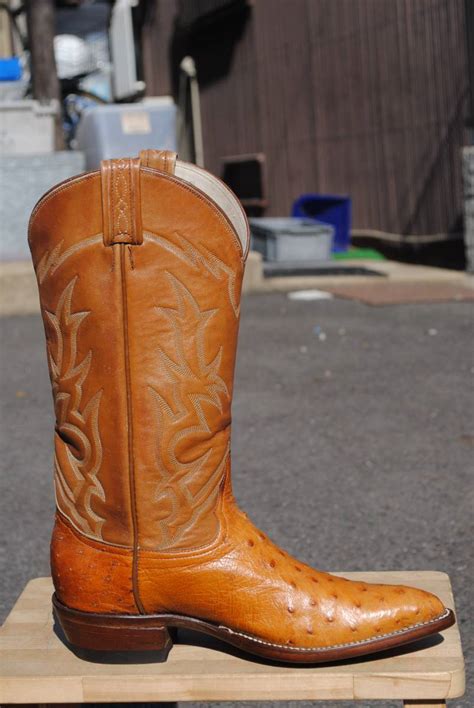 As Good As New Tony Lama EL REY COLLECTION Western Boots Peanut Brittle