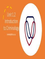 Exploring Criminology History Paradigms And Key Concepts Course Hero